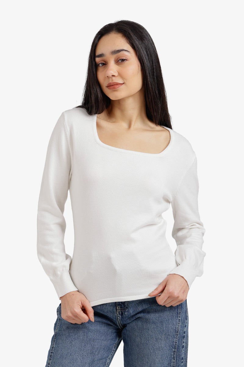 Clue Square Neck Pullover - Image 1